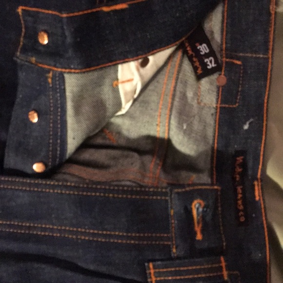 Nudie Organic Jeans 30 x 32 New Button Fly - Picture 4 of 7